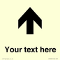 IV7084: Custom Directional signage arrow up