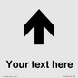 IV7084: Custom Directional signage arrow up