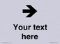 IV7086: Custom Directional signage arrow right