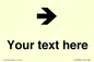 IV7086: Custom Directional signage arrow right