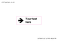 IV7086: Custom Directional signage arrow right