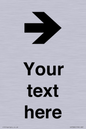 IV7086: Custom Directional signage arrow right