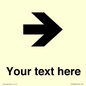 IV7086: Custom Directional signage arrow right