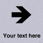 IV7086: Custom Directional signage arrow right