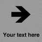 IV7086: Custom Directional signage arrow right