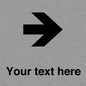 IV7086: Custom Directional signage arrow right