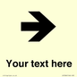 IV7086: Custom Directional signage arrow right