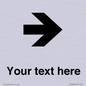 IV7086: Custom Directional signage arrow right