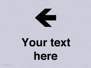 IV7090: Custom Directional signage arrow left