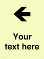 IV7090: Custom Directional signage arrow left