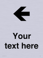 IV7090: Custom Directional signage arrow left