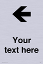 IV7090: Custom Directional signage arrow left