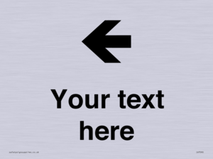 IV7090: Custom Directional signage arrow left
