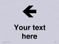 IV7090: Custom Directional signage arrow left