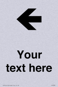 IV7090: Custom Directional signage arrow left