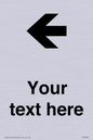 IV7090: Custom Directional signage arrow left