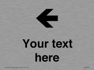 IV7090: Custom Directional signage arrow left