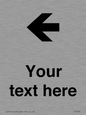 IV7090: Custom Directional signage arrow left