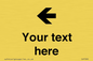 IV7090: Custom Directional signage arrow left