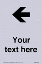 IV7090: Custom Directional signage arrow left