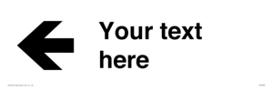 IV7090: Custom Directional signage arrow left