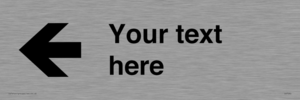 IV7090: Custom Directional signage arrow left