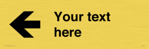 IV7090: Custom Directional signage arrow left