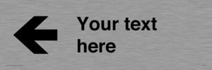 IV7090: Custom Directional signage arrow left