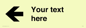 IV7090: Custom Directional signage arrow left