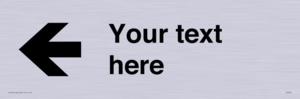 IV7090: Custom Directional signage arrow left