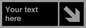 IV7095: Custom Directional sign black arrow down right  - symbol right