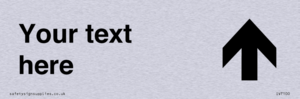 IV7100: Custom Directional sign arrow up  - symbol right