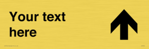 IV7100: Custom Directional sign arrow up  - symbol right