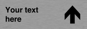 IV7100: Custom Directional sign arrow up  - symbol right