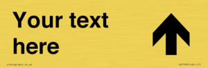 IV7100: Custom Directional sign arrow up  - symbol right