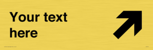 IV7101: Custom Directional sign arrow up right  - symbol right