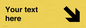 IV7103: Custom Directional sign arrow down right  - symbol right