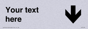IV7104: Custom Directional sign arrow down  - symbol right