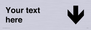 IV7104: Custom Directional sign arrow down  - symbol right