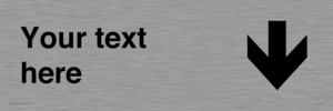 IV7104: Custom Directional sign arrow down  - symbol right