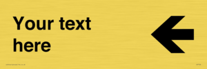 IV7106: Custom Directional sign arrow left - symbol right