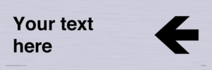 IV7106: Custom Directional sign arrow left - symbol right