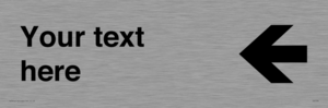 IV7106: Custom Directional sign arrow left - symbol right