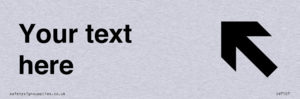 IV7107: Custom Directional sign arrow up left - symbol right