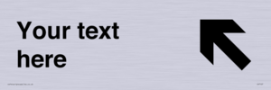 IV7107: Custom Directional sign arrow up left - symbol right