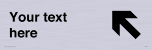 IV7107: Custom Directional sign arrow up left - symbol right