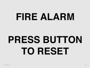 IV7113: FIRE ALARM PRESS BUTTON TO RESET