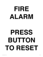 IV7113: FIRE ALARM PRESS BUTTON TO RESET