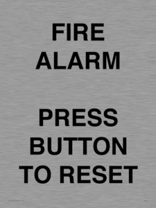 IV7113: FIRE ALARM PRESS BUTTON TO RESET