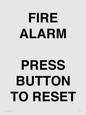 IV7113: FIRE ALARM PRESS BUTTON TO RESET